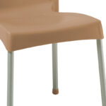 Καρέκλα Crafted   PP cappucino-αλουμίνιο γκρι-PK253-000037 - Image 3