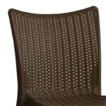 Καρέκλα Confident   PP σκούρο καφέ-PK253-000041 - Image 2