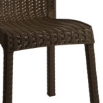 Καρέκλα Confident   PP σκούρο καφέ-PK253-000041 - Image 3