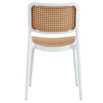 Καρέκλα Poetica   με UV protection PP μπεζ-λευκό 42x52x81εκ.-PK262-000007 - Image 2