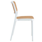 Καρέκλα Poetica   με UV protection PP μπεζ-λευκό 42x52x81εκ.-PK262-000007 - Image 3