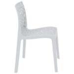 Καρέκλα Hush   με UV protection PP λευκό 50.5x54x79.5εκ.-PK262-000009 - Image 2
