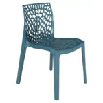 Καρέκλα Hush   με UV protection PP μπλε 50.5x54x79.5εκ.-PK262-000011
