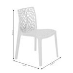 Καρέκλα Hush   με UV protection PP μπλε 50.5x54x79.5εκ.-PK262-000011 - Image 4