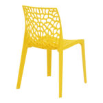 Καρέκλα Hush   με UV protection PP κίτρινο 50.5x54x79.5εκ.-PK262-000048 - Image 2