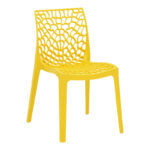 Καρέκλα Hush   με UV protection PP κίτρινο 50.5x54x79.5εκ.-PK262-000048