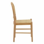 Καρέκλα Alessia   ξύλο οξιάς-rattan φυσικό 43x40x89εκ-PK263-000010 - Image 3