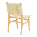 Καρέκλα Arten   σχοινί-rubberwood σε φυσική απόχρωση 60x55x85εκ-PK263-000044 - Image 2