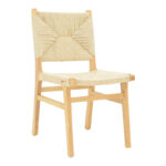 Καρέκλα Arten   σχοινί-rubberwood σε φυσική απόχρωση 60x55x85εκ-PK263-000044