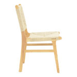 Καρέκλα Arten   σχοινί-rubberwood σε φυσική απόχρωση 60x55x85εκ-PK263-000044 - Image 3