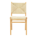 Καρέκλα Arten   σχοινί-rubberwood σε φυσική απόχρωση 60x55x85εκ-PK263-000044 - Image 4