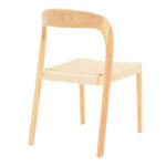Καρέκλα Tavrine   σχοινί-rubberwood σε φυσική απόχρωση 47x59x78εκ-PK263-000046 - Image 2