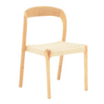 Καρέκλα Tavrine   σχοινί-rubberwood σε φυσική απόχρωση 47x59x78εκ-PK263-000046