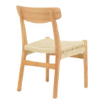 Καρέκλα Eaprine   φυσικό σχοινί-rubberwood 49x53x77εκ-PK263-000047 - Image 2
