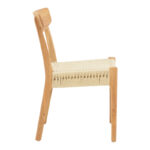 Καρέκλα Eaprine   φυσικό σχοινί-rubberwood 49x53x77εκ-PK263-000047 - Image 3