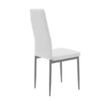 Καρέκλα Parker   μέταλλο-PU λευκό-γκρι πόδι 42x48x98εκ-PK270-000001 - Image 2