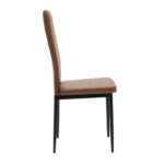 Καρέκλα Parker   PU cappuccino-μαύρο πόδι 42x48x98εκ-PK270-000003 - Image 3