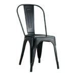 Καρέκλα Utopia   μαύρο μέταλλο 44x44x85εκ-PK270-000006