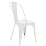 Καρέκλα Utopia   λευκό μέταλλο 44x44x85εκ-PK270-000007 - Image 2