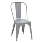 Καρέκλα Utopia   μέταλλο γκρι 44x44x85εκ-PK270-000008