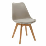 Καρέκλα Gaston   PP-PU γκρι-φυσικό πόδι 53.5x48.5x83εκ-PK271-000003
