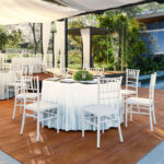 Καρέκλα catering Tiffany   PP λευκό 40x45x90εκ-PK273-000001 - Image 2