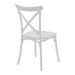 Καρέκλα Crossie   pp λευκό 51x48x90εκ-PK292-000007 - Image 2
