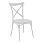 Καρέκλα Crossie   pp λευκό 51x48x90εκ-PK292-000007
