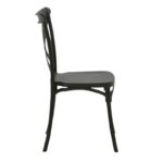 Καρέκλα Crossie   pp μαύρο 51x48x90εκ-PK292-000008 - Image 3