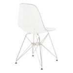 Καρέκλα Adelle   PP διάφανο-inox πόδι 46x55x81εκ-PK292-000014 - Image 2