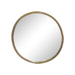 Καθρέπτης Mazforn Inart χρυσό μέταλλο 80x2.5x80εκ-PK295-000004