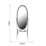 Καθρέπτης Present Inart χρυσό μέταλλο 62.5x49x170εκ-PK295-000009 - Image 2