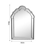 Καθρέπτης Xoton Inart χρυσό μέταλλο 60x3x90εκ-PK295-000016 - Image 2
