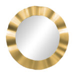 Καθρέπτης Perfor Inart χρυσό pp Φ55x2.5εκ-PK298-000005