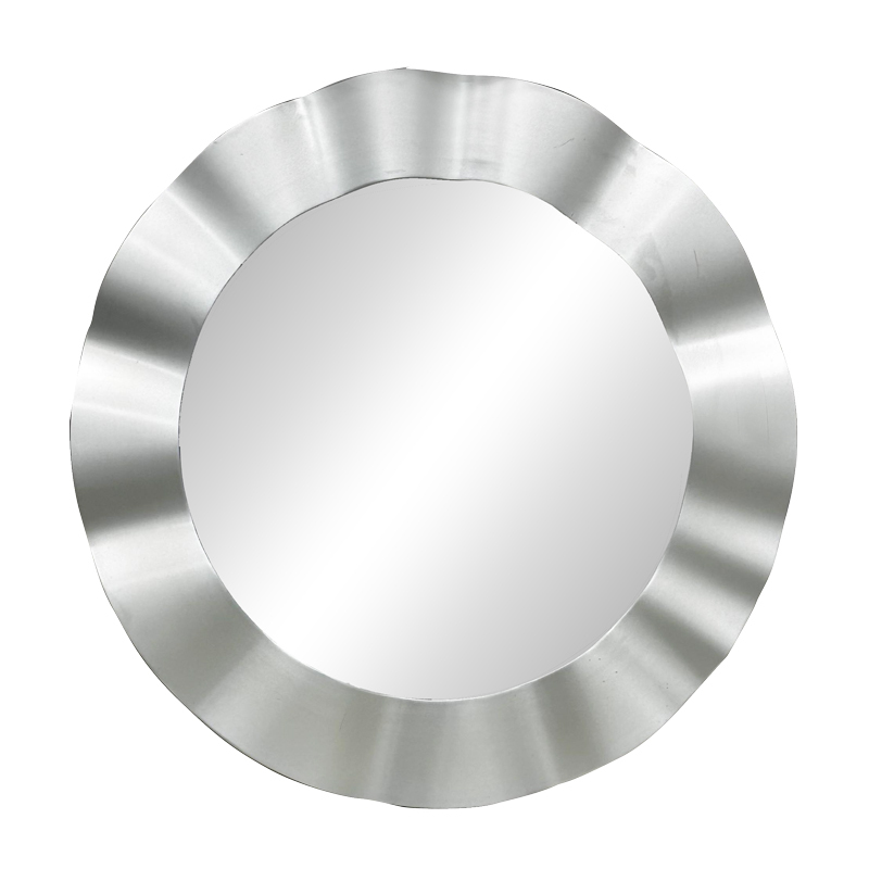 298-000006 Καθρέπτης Perfor Inart ασημί pp Φ55x2.5εκ-PK298-000006 - Image 1