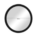 Καθρέπτης Mebel Inart μαύρο pp Φ60x3.5εκ-PK298-000007 - Image 2