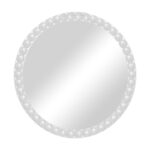 Καθρέπτης Mebel Inart λευκό pp Φ60x3.5εκ-PK298-000008