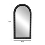 Καθρέπτης Pavloval Inart μαύρο pp 42x81x3.5εκ-PK298-000010 - Image 2