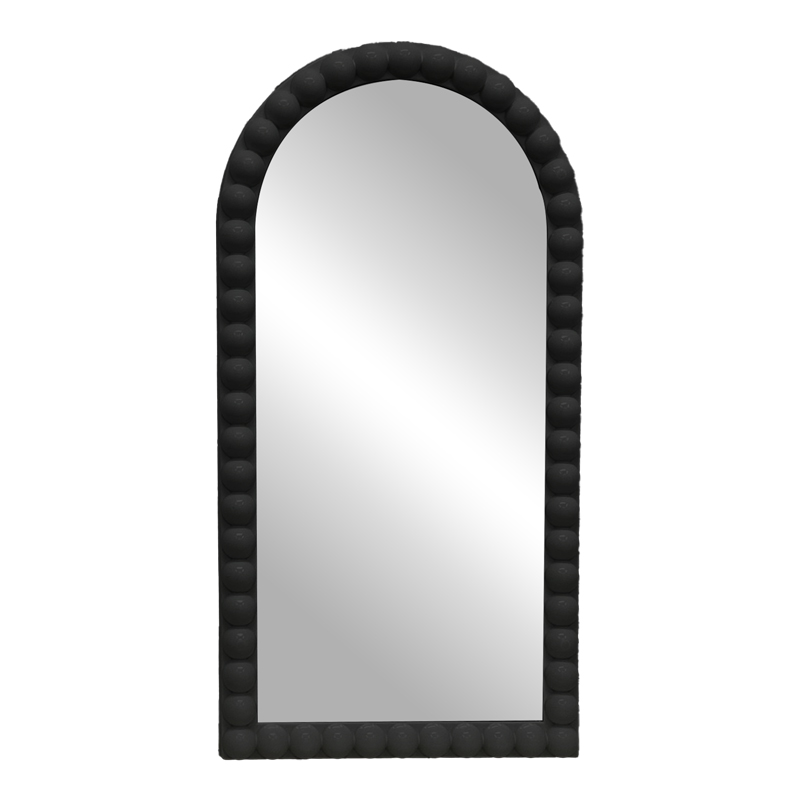 298-000010 Καθρέπτης Pavloval Inart μαύρο pp 42x81x3.5εκ-PK298-000010 - Image 1