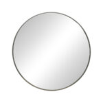 Καθρέπτης Nhaos Inart μαύρο αλουμίνιο Φ60x2.5εκ-PK298-000014