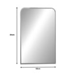 Καθρέπτης Classy Inart χρυσό αλουμίνιο 50x2.5x80εκ-PK298-000022 - Image 2