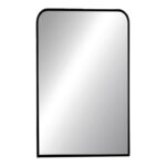 Καθρέπτης Classy Inart μαύρο αλουμίνιο 50x2.5x80εκ-PK298-000023