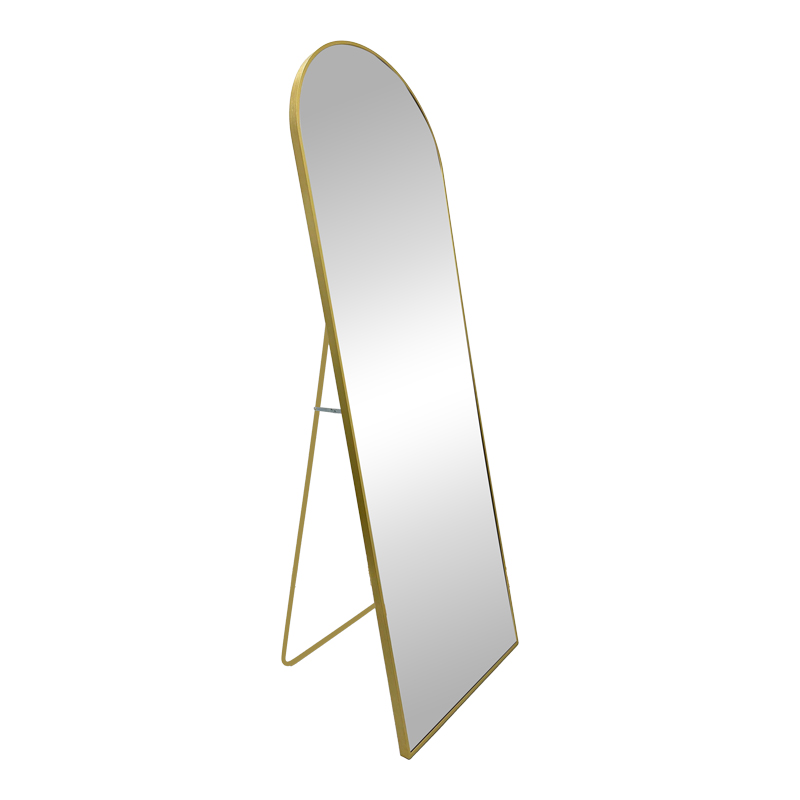 298-000025 Καθρέπτης Lorens Inart χρυσό αλουμίνιο 46x2.5x150εκ-PK298-000025 - Image 1