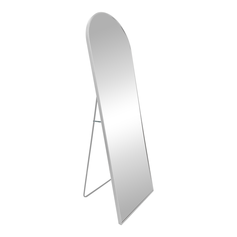298-000027 Καθρέπτης Lorens Inart ασημί αλουμίνιο 46x2.5x150εκ-PK298-000027 - Image 1