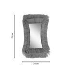 Καθρέπτης Amlont Inart φυσικό ψάθα 70x2x20εκ-PK309-000005 - Image 2