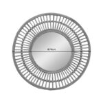 Καθρέπτης Razy Inart φυσικό ξύλο Φ74x4εκ-PK309-000014 - Image 2