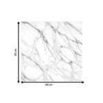 Επιφάνεια τραπεζιού Kailo   τ.Werzalit όψη μαρμάρου 80x80εκ-PK310-000004 - Image 2