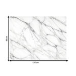 Επιφάνεια τραπεζιού Kailo   τ.Werzalit όψη μαρμάρου 120x80εκ-PK310-000005 - Image 2