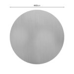 Επιφάνεια τραπεζιού Tredial   τ.Werzalit μπεζ Φ60εκ-PK310-000006 - Image 2