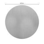 Επιφάνεια τραπεζιού Tredial   τ.Werzalit μπεζ Φ70εκ-PK310-000007 - Image 2